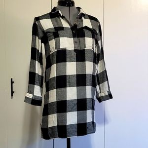 Black & White Plaid Dress